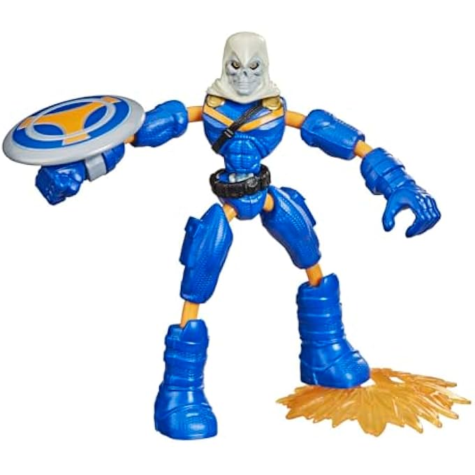 Bandai MARVEL BEND AND FLEX ACTION FIGURE TOY, 6-INCH FLEXIBLE TASKMASTER, INCLUDES ACCESSORY, AGES 4 AND UP - Image 2